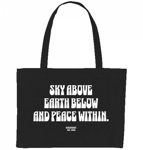 Shopper Black Sky Earth Peace