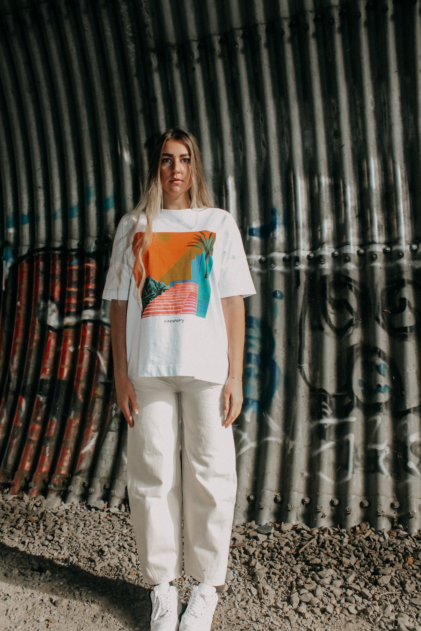 Oversized T-Shirt Art White